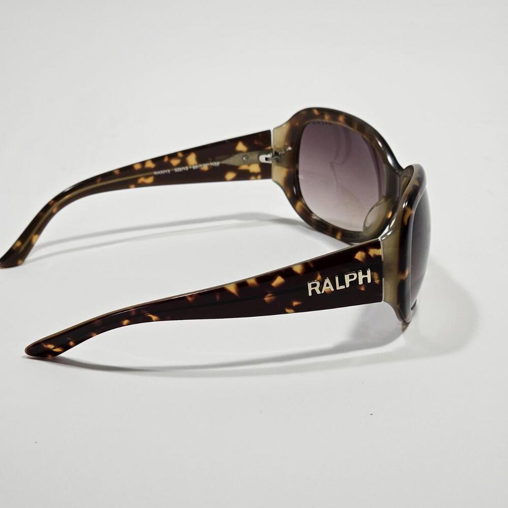 Vintage Ralph Lauren Sunglasses Tortoiseshell Oversized Brown Frame - Picture 4 of 13